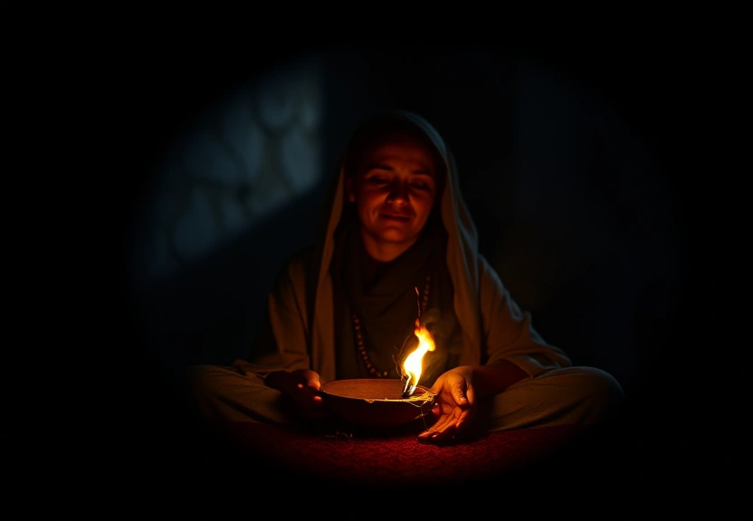 Representação visual: Obaluaê e a cura espiritual através do sofrimento