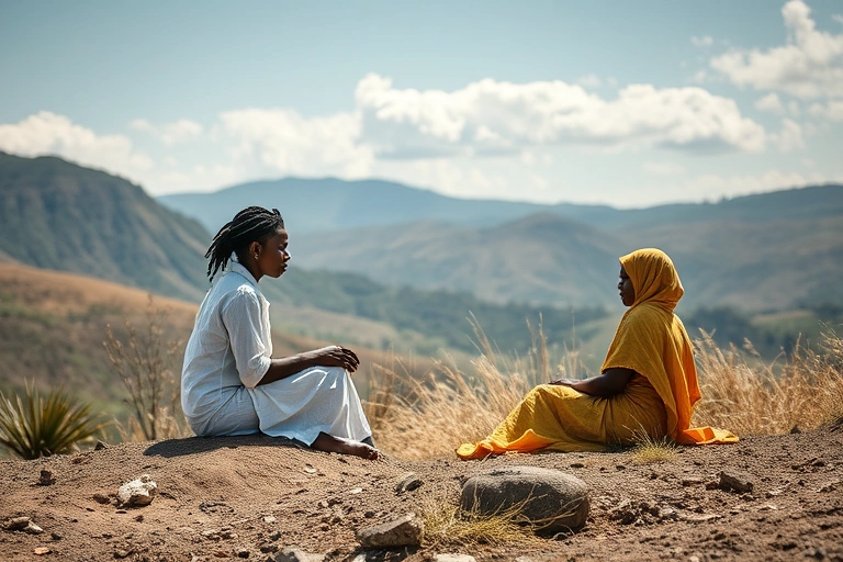 Conceitos visuais relacionados a Obaluaê e a cura espiritual através do sofrimento