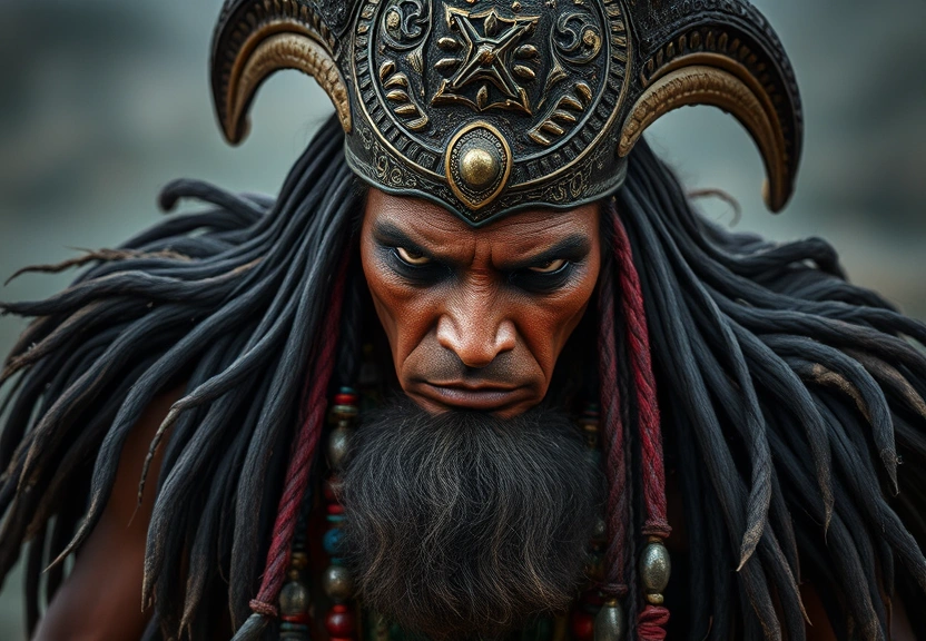 Representação visual: Ogum: o Orixá da luta, coragem e abertura de caminhos