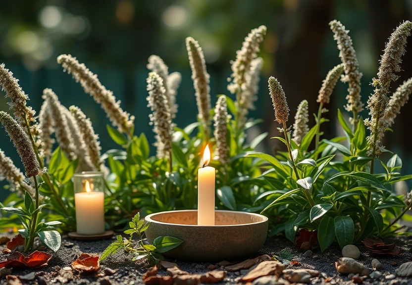 Representação visual: Ritual do espelho para autoconhecimento e proteção espiritual