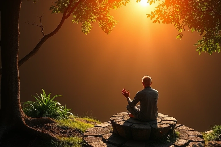 Conceitos visuais relacionados a Como fortalecer sua energia espiritual em tempos difíceis