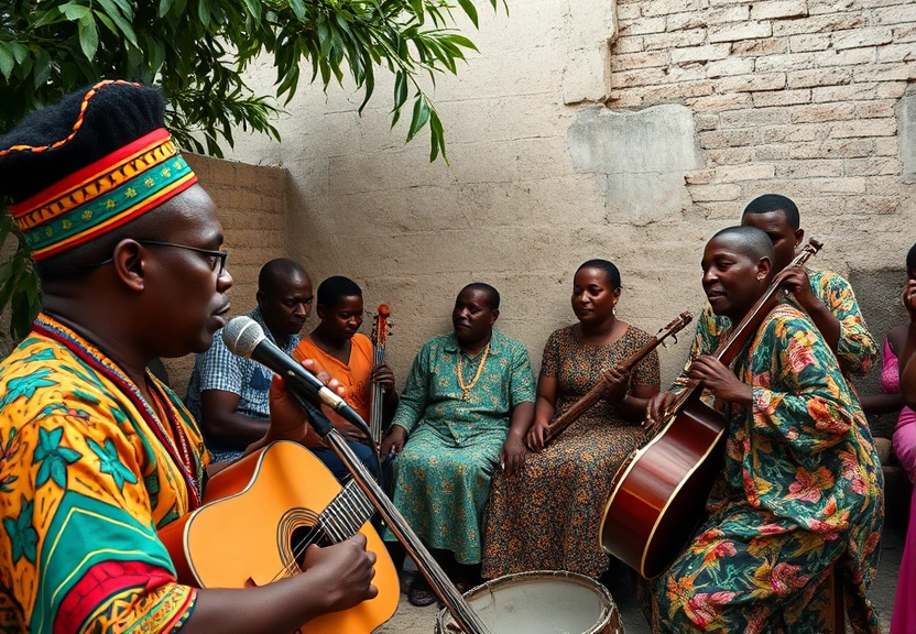 Representação visual: A influência da cultura africana na música brasileira