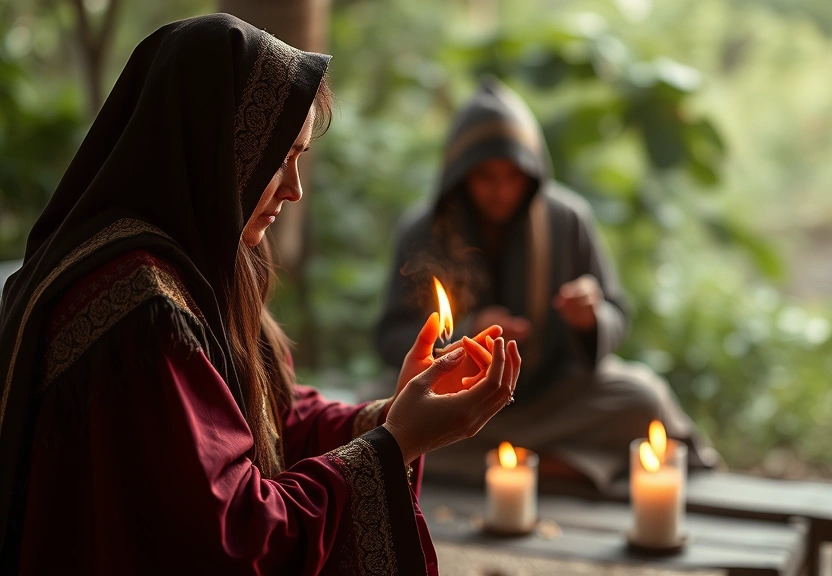 Representação visual: A importância da fé e da intenção nos rituais