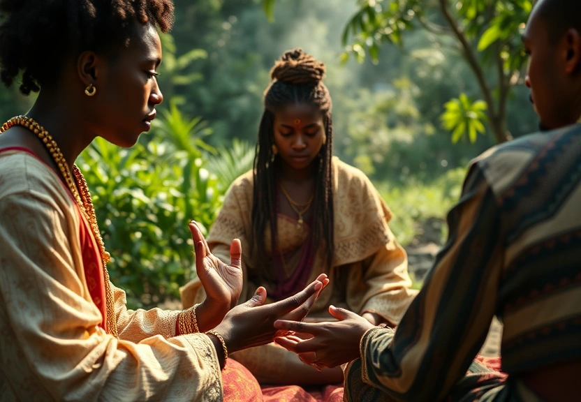 Representação visual: Entendendo o conceito de karma na visão afro-brasileira